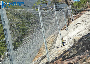 Υψηλός εκτατός χάλυβας Gabions, ενωμένη στενά προστασία πτώσης βράχου καλαθιών Gabion
